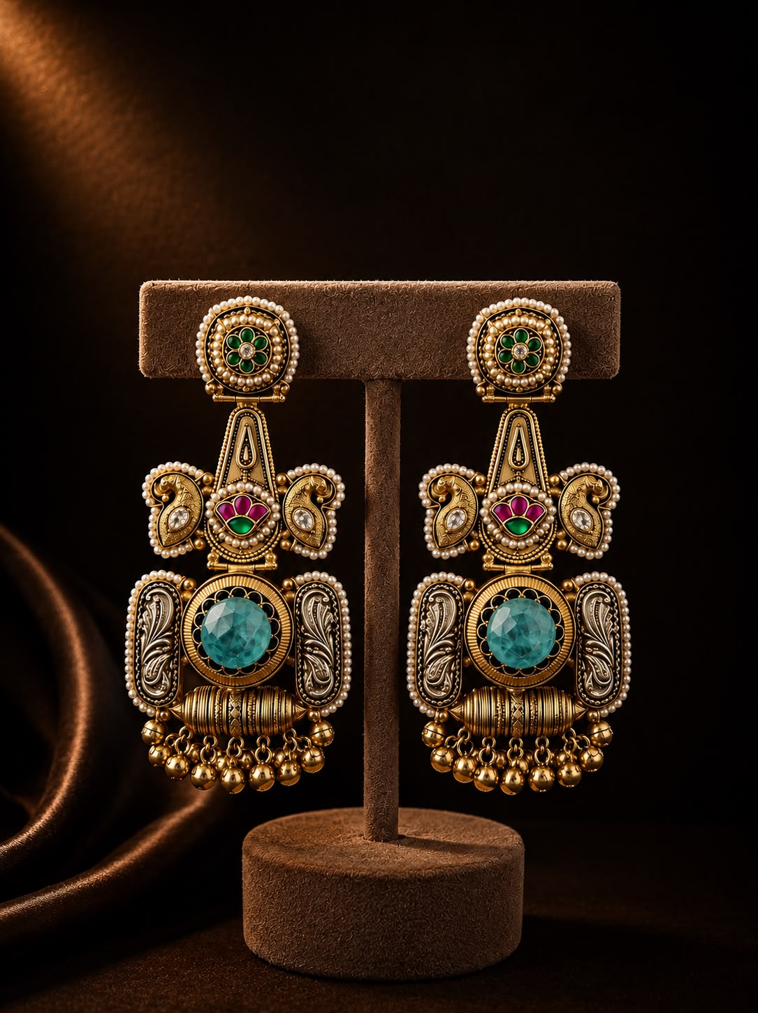 Mayura Heritage Statement Earrings