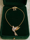 Harmony Dove Diamond Pendant Set