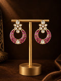 Ruby Studded Polki Chandbalis