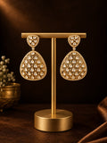 Geevani Moissanite Jharoka Earrings