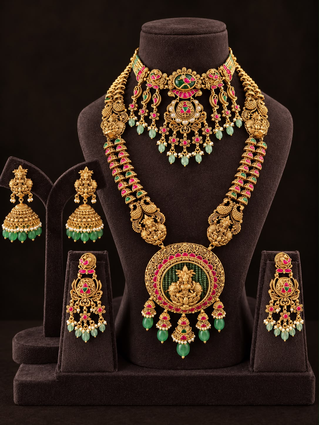 Mahalakshmi Rajwada Grand Temple Combo Set
