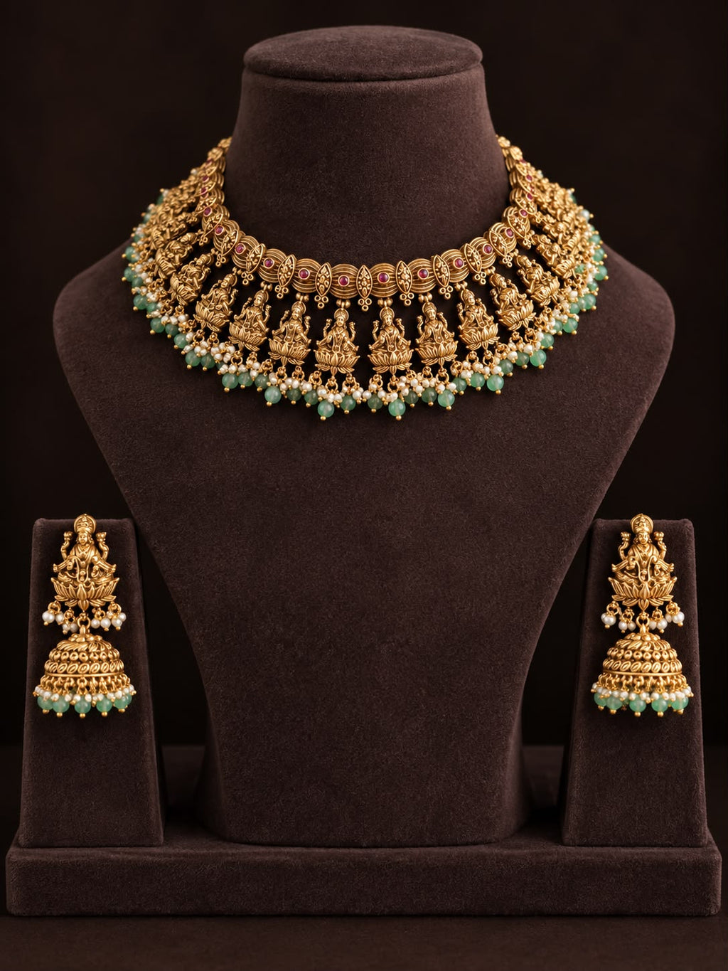 Shree Lakshmi Heritage Necklace Set