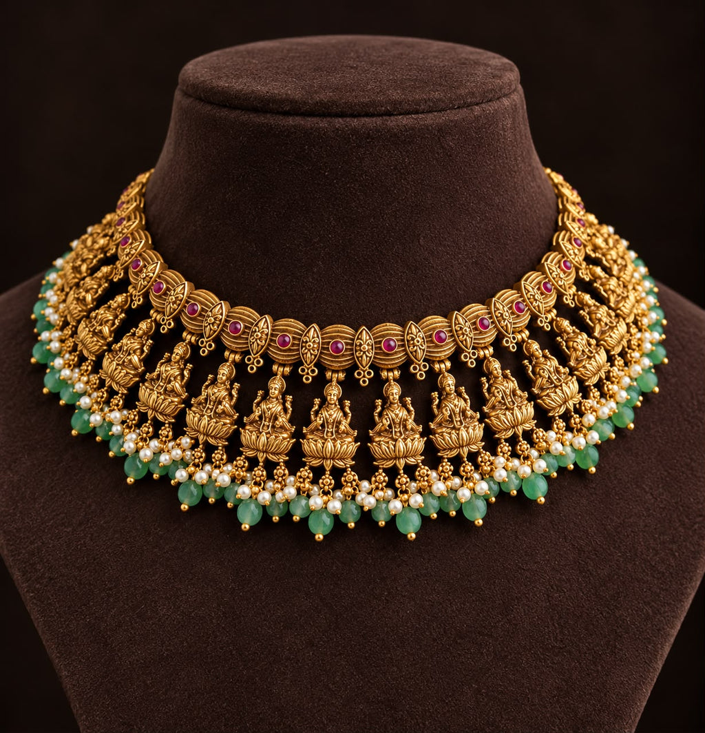 Shree Lakshmi Heritage Necklace Set