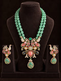 Maya Peacock Fusion Necklace Set