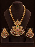 Rajeshwari Antique Gold Necklace Set