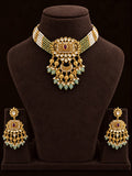 Aaranya Kundan Beaded Choker Set