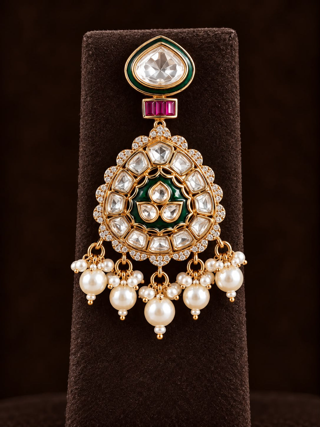 Roohani Moissanite Polki Set