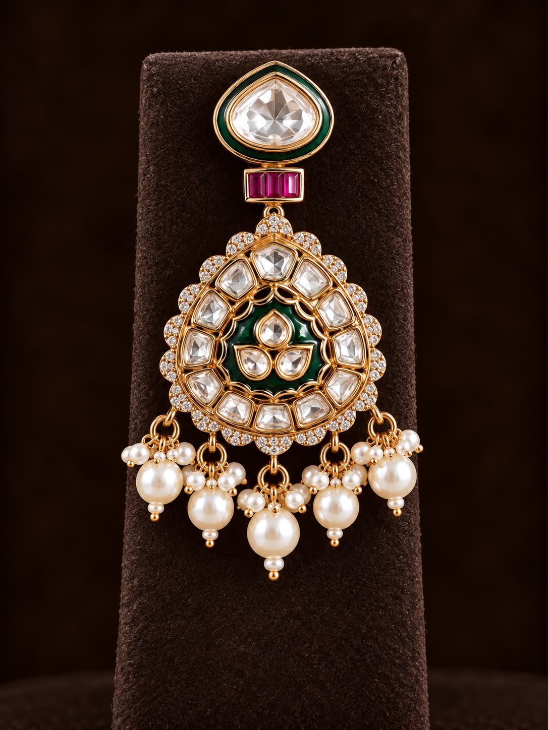 Roohani Moissanite Polki Set