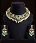 Noor-E-Panna Pure Moissanite Necklace Set