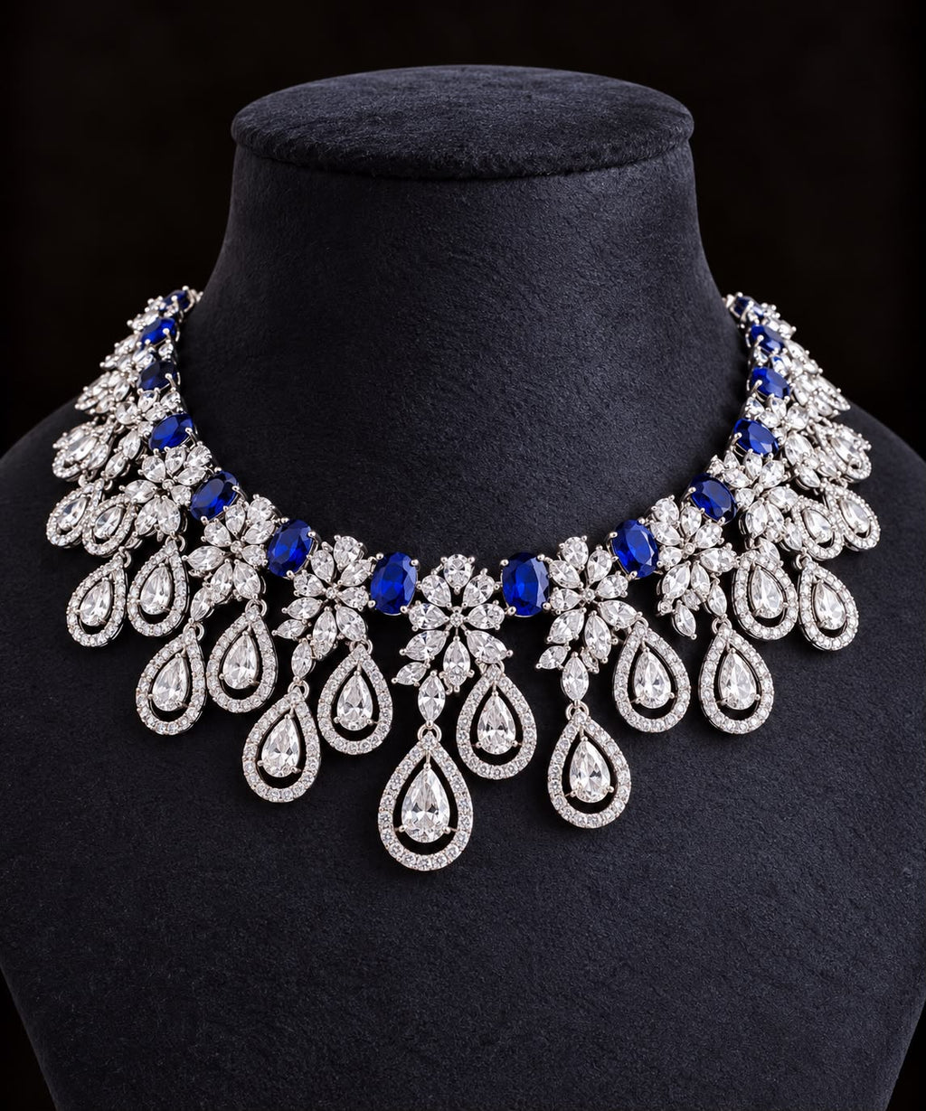 Geevani Sapphire Royale Necklace
