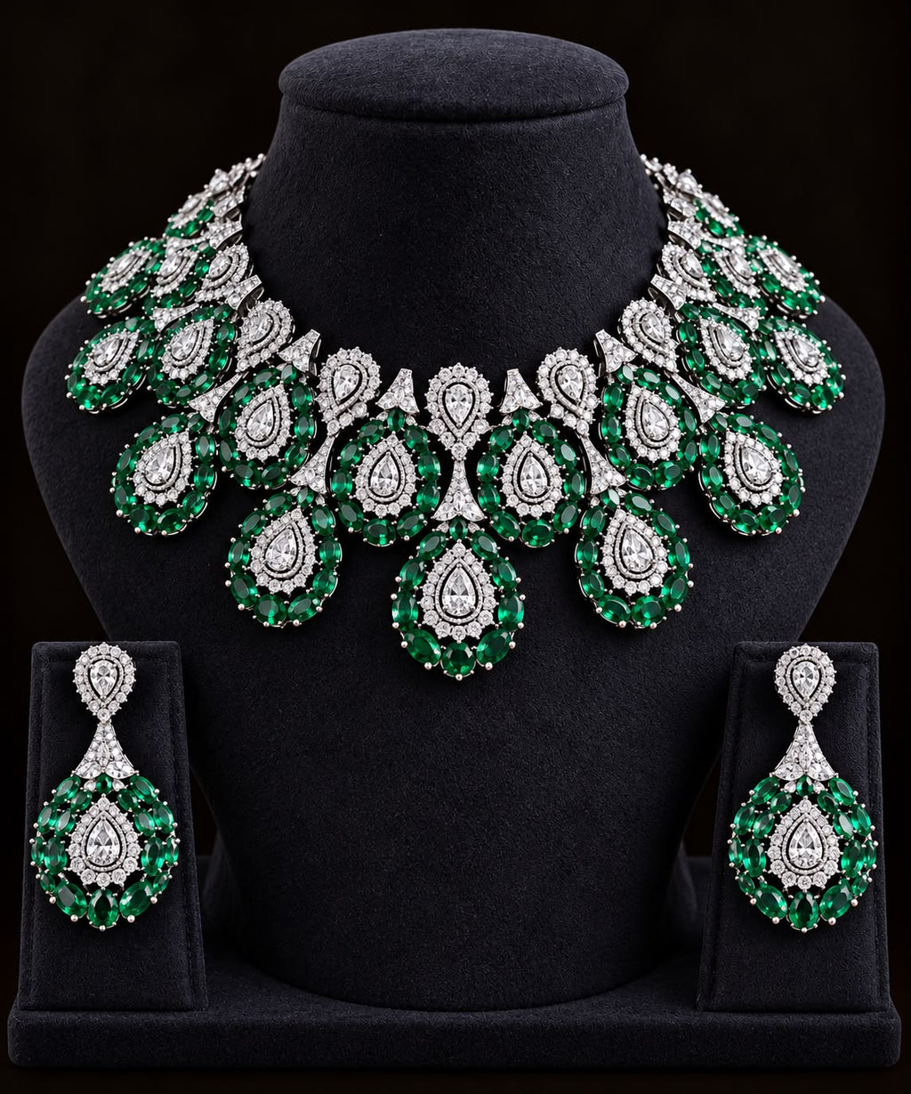 Geevani Emerald Maharani Set