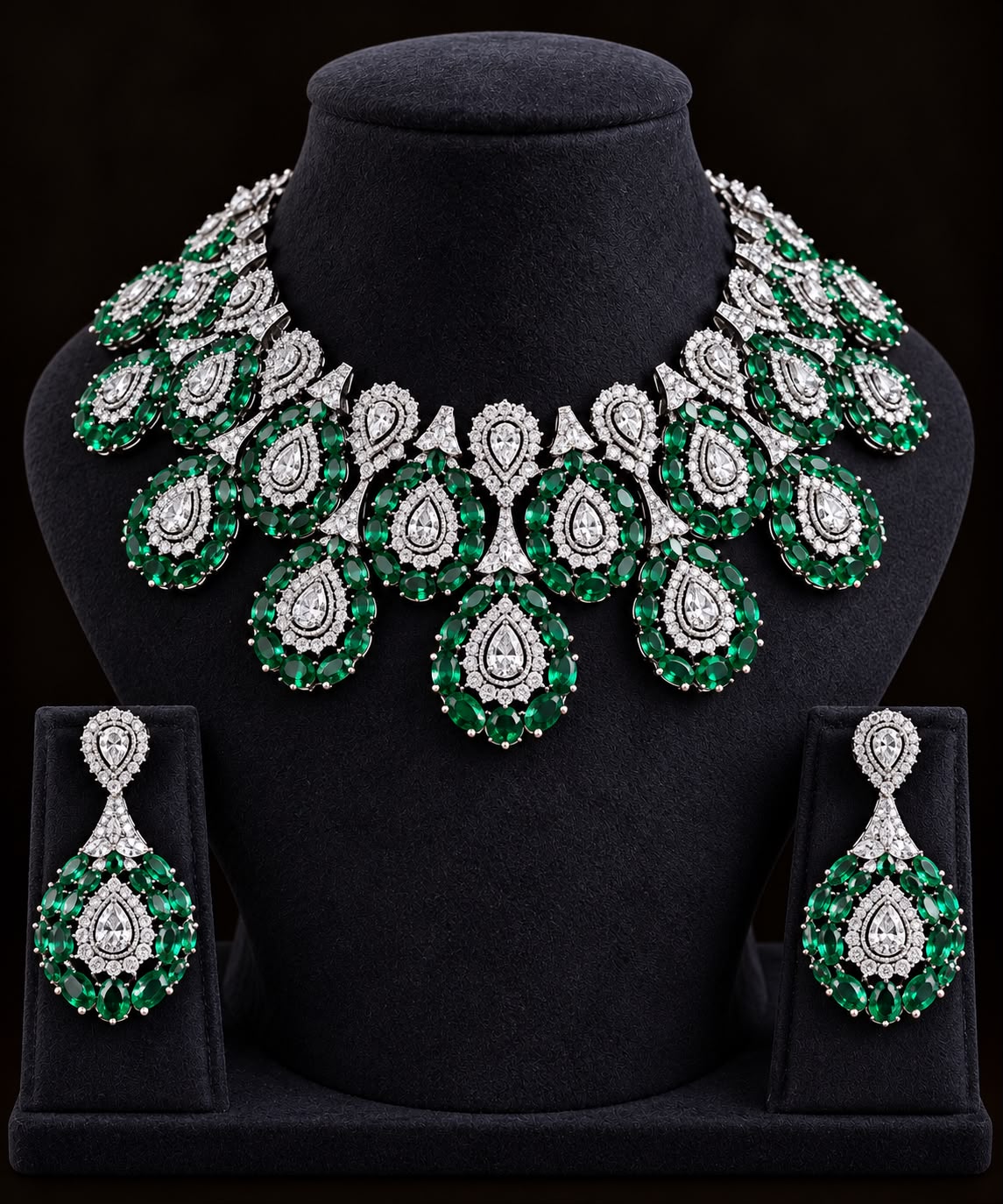 Geevani Emerald Maharani Set