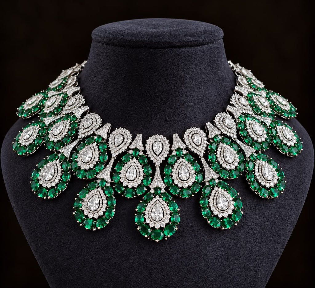 Geevani Emerald Maharani Set